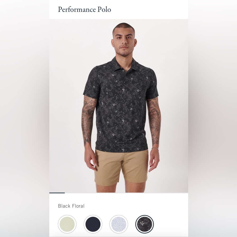 Abercrombie & Fitch Performance Polo Men Medium